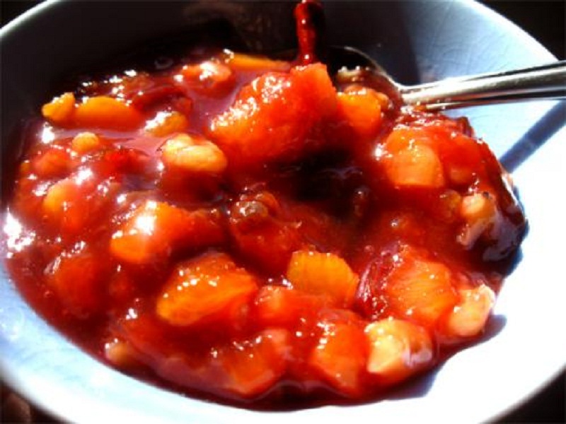 Prune And Orange Compote Prune And Orange Compote picture