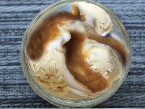 Prune Sherry Ice Cream With Burnt Sugar Sauce Prune Sherry Ice Cream With Burnt Sugar Sauce picture