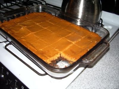 Pumpkin Brownie Bars Pumpkin Brownie Bars picture
