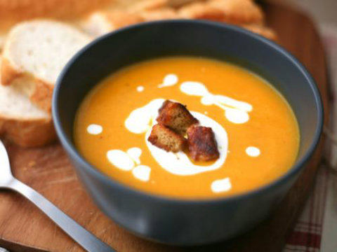 Pumpkin Soup With Chicken Stock Pumpkin Soup With Chicken Stock picture