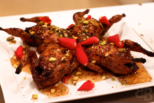 Quail with Rose Petals Quail with Rose Petals picture