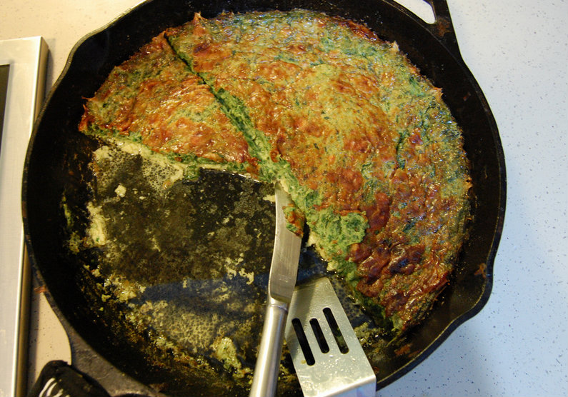 Cheese And Spinach Crustless Quiche Cheese And Spinach Crustless Quiche picture