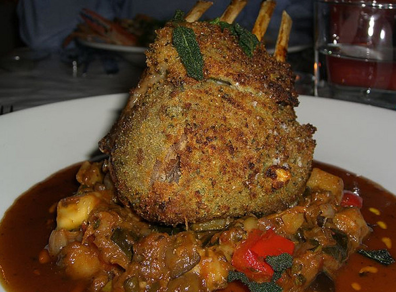 Dijon Crusted Rack Of Iamb Dijon Crusted Rack Of Iamb picture