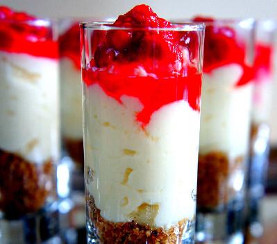 Mini Raspberry Cheesecake Mini Raspberry Cheesecake picture