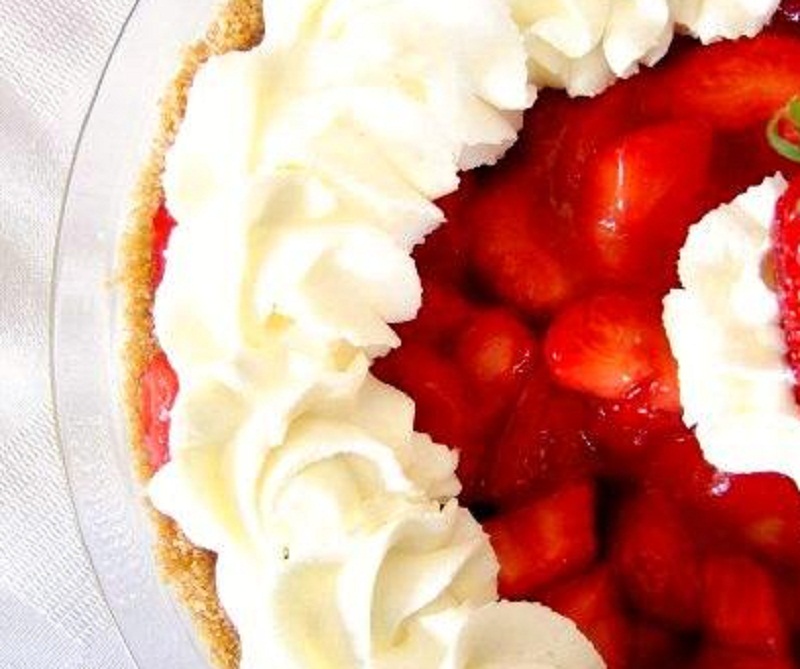 Raspberry Glaze Pie With Ginger Snap Crust Raspberry Glaze Pie With Ginger Snap Crust picture
