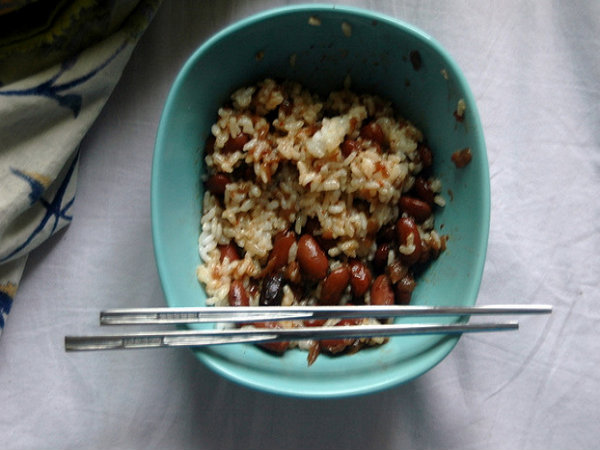 Red Beans And Rice With Soy Sauce Red Beans And Rice With Soy Sauce picture