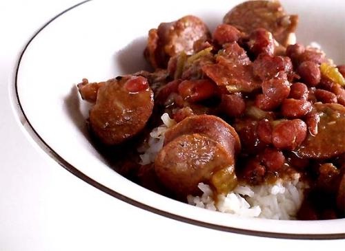 Hot Sausage and Bean Stew Hot Sausage and Bean Stew picture