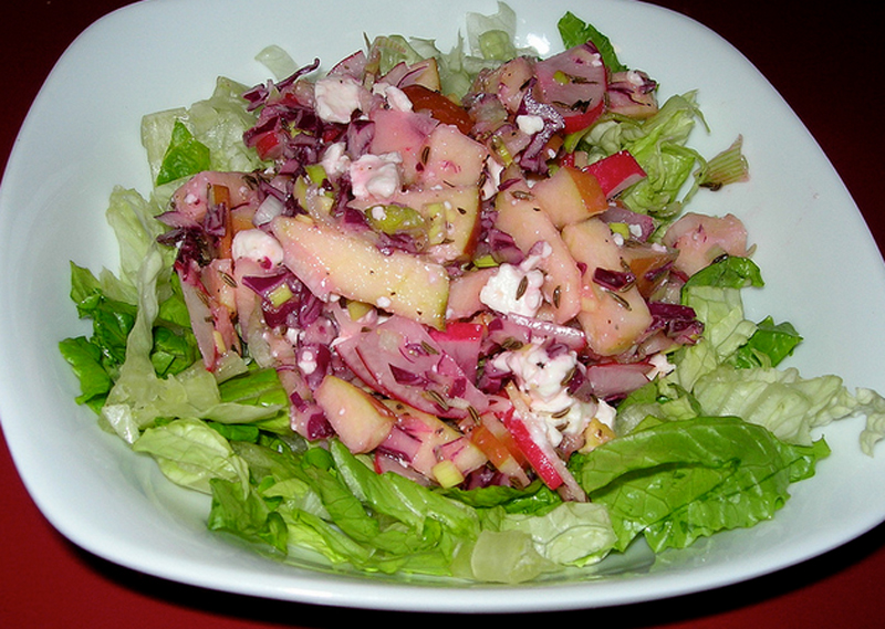 Red Cabbage-Apple Salad Red Cabbage-Apple Salad picture