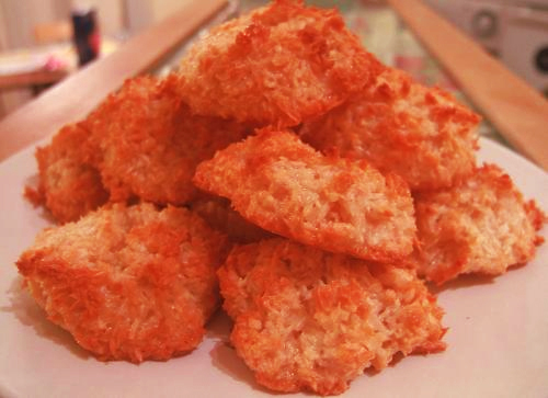 Red Coconut Macaroons Red Coconut Macaroons picture