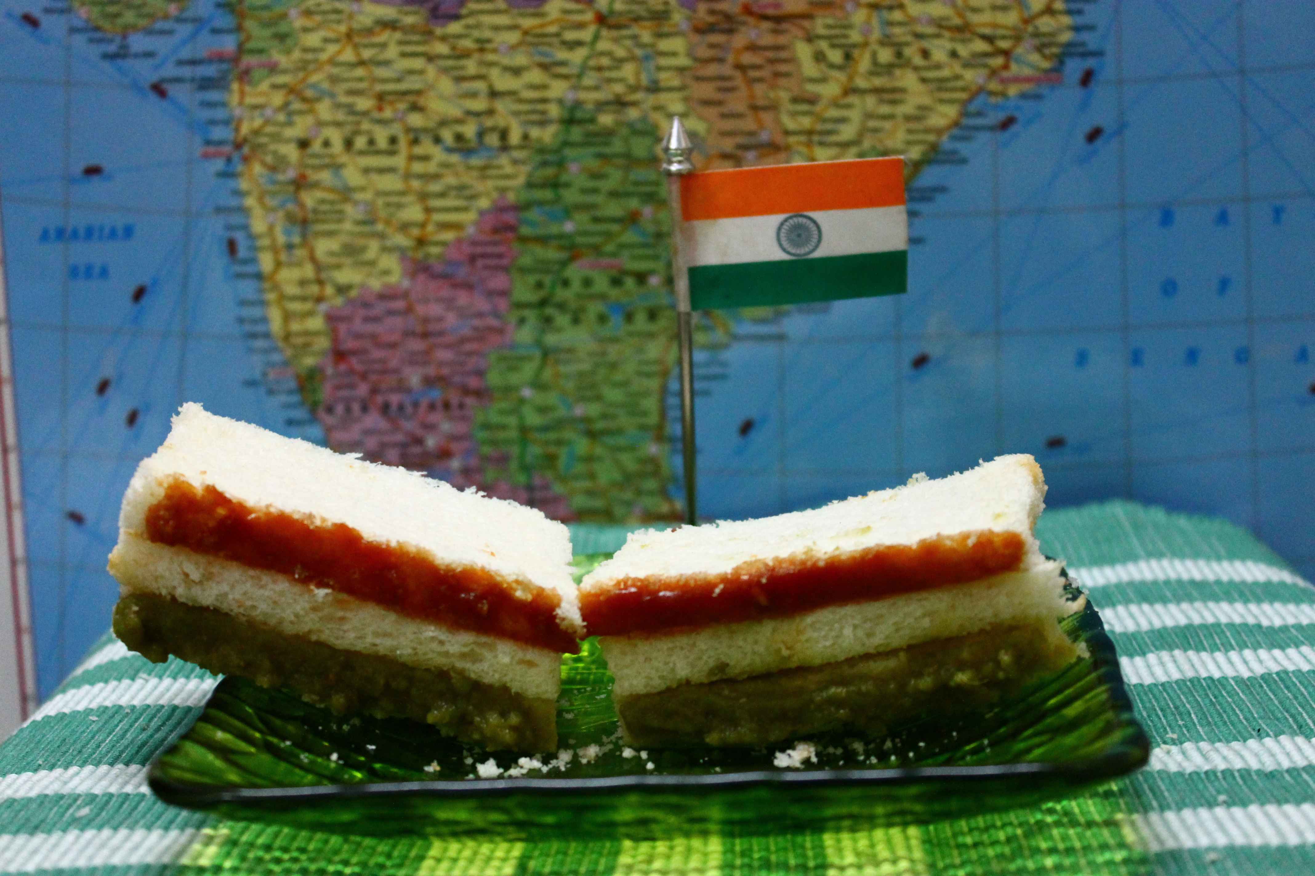 Tiranga Sandwich Tiranga Sandwich picture