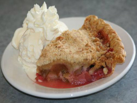 Rhubarb Custard Meringue Pie Rhubarb Custard Meringue Pie picture