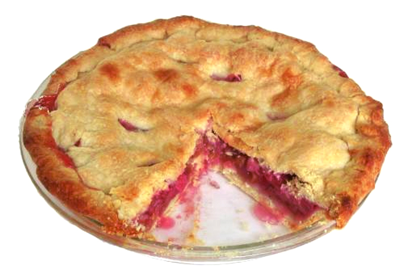 Sweet Cream Rhubarb Pie Sweet Cream Rhubarb Pie picture