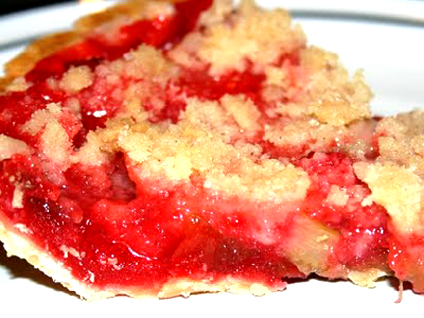 Rhubarb Surprise Pie Rhubarb Surprise Pie picture