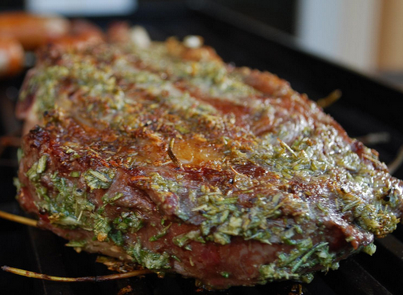 Marinated Rib Steaks with Garlic Parsley Butter Marinated Rib Steaks with Garlic Parsley Butter picture