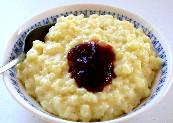Rice Pudding Mould With Cranberry Rum Sauce Rice Pudding Mould With Cranberry Rum Sauce picture