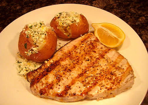 Grilled Cod With Cheese Grilled Cod With Cheese picture