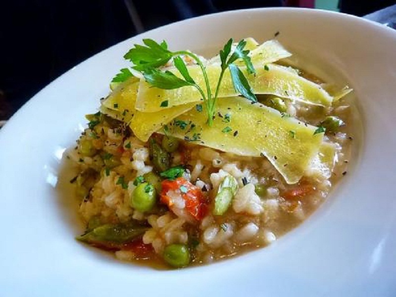 Risotto with Fresh Spring Vegetables Risotto with Fresh Spring Vegetables picture