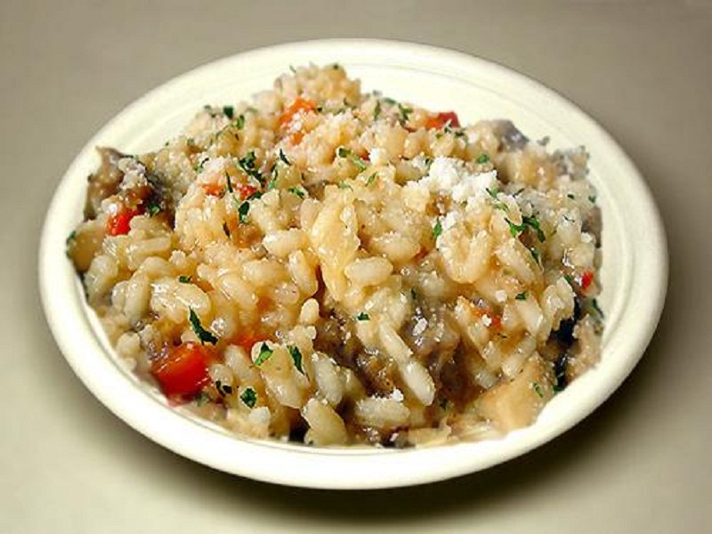 Risotto with Sweet Sausage and Vegetables Risotto with Sweet Sausage and Vegetables picture