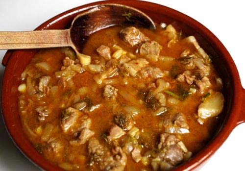 Roast Lamb And Sliced Lamb In Gravy Roast Lamb And Sliced Lamb In Gravy picture