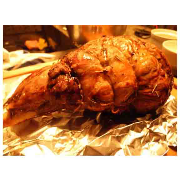Roast Leg of Lamb en Croute with Mushroom Stuffing Roast Leg of Lamb en Croute with Mushroom Stuffing picture