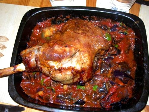 Roast Leg Of Lamb With Herb Sauce Roast Leg Of Lamb With Herb Sauce picture