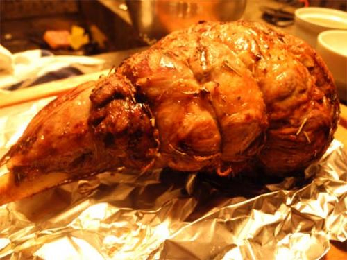 Roast Leg Of Veal Sausage Stuffing Roast Leg Of Veal Sausage Stuffing picture