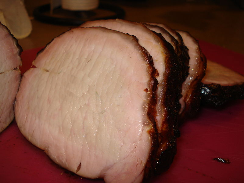 Roast Loin of Pork with Applesauce Glaze Roast Loin of Pork with Applesauce Glaze picture
