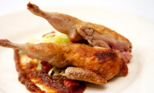 Roast Quail With Cranberry Madeira Sauce Roast Quail With Cranberry Madeira Sauce picture