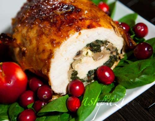 Roast Turkey Breast With Curried Fruit Roast Turkey Breast With Curried Fruit picture
