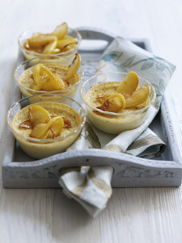 Rooibos Tea Custard with Caramelised Golden Delicious Apple Rooibos Tea Custard with Caramelised Golden Delicious Apple picture