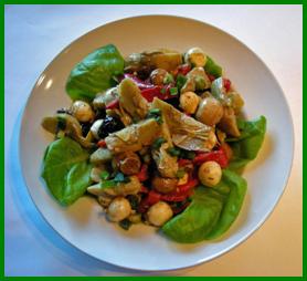 Cookin’ Greens Antipasto Salad with Quartered Artichokes Cookin’ Greens Antipasto Salad with Quartered Artichokes picture