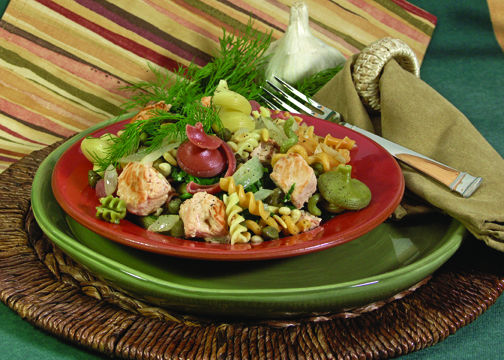 Salmon Mediterranean Stir-Fry Salmon Mediterranean Stir-Fry picture