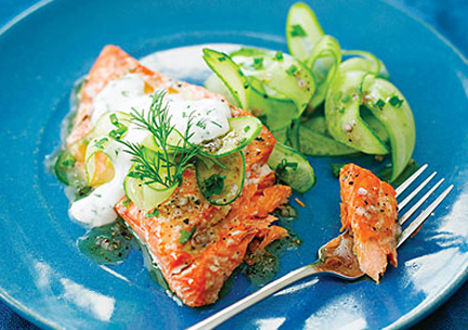 Salmon And Cucumber Salad Salmon And Cucumber Salad picture