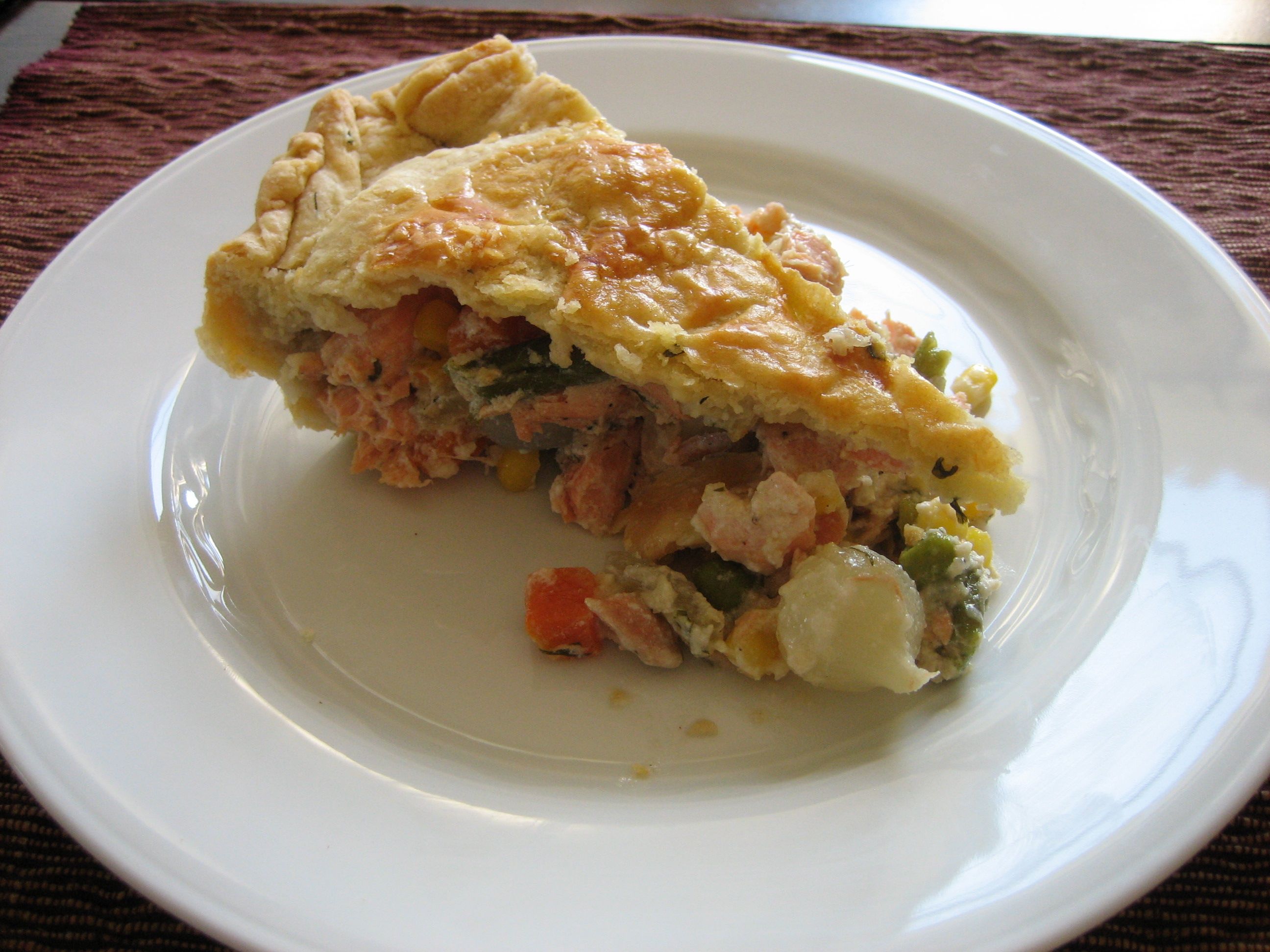 Salmon Crunch Pie Salmon Crunch Pie picture