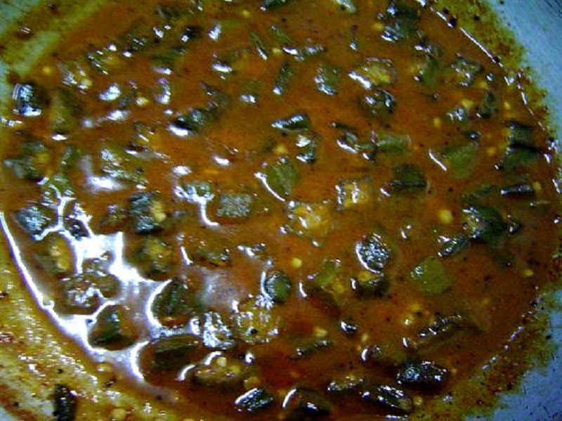 Sambhariya Bheeda ( Lady Fingers Cooked In Sambar Masala ) Sambhariya Bheeda ( Lady Fingers Cooked In Sambar Masala ) picture