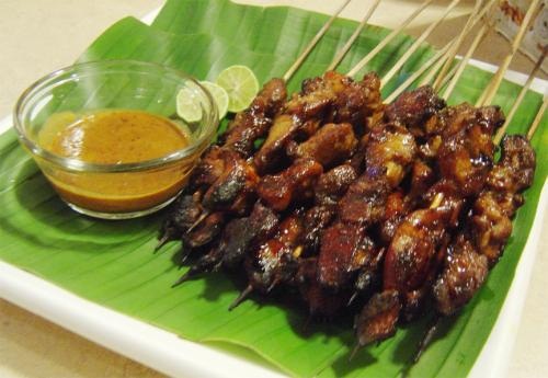 Satay with Peanut Sauce Satay with Peanut Sauce picture