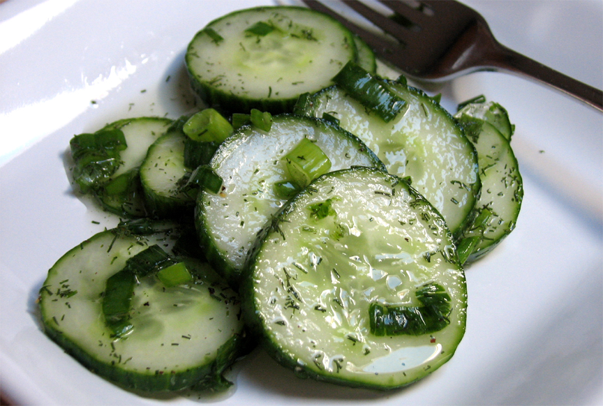 Sauteed Cucumber With Chives Sauteed Cucumber With Chives picture