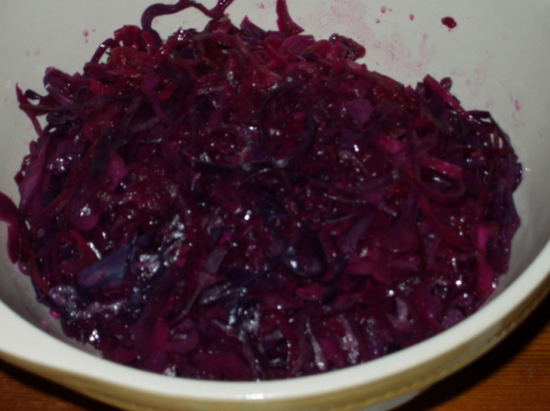 Sauteed Red Cabbage Sauteed Red Cabbage picture