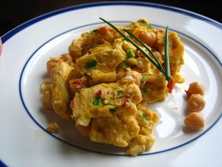 Chick Peas And Egg Scramble Chick Peas And Egg Scramble picture