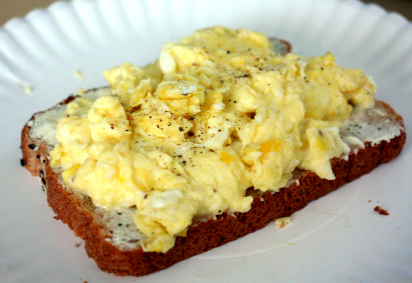 Scrambled Eggs with Toast Scrambled Eggs with Toast picture