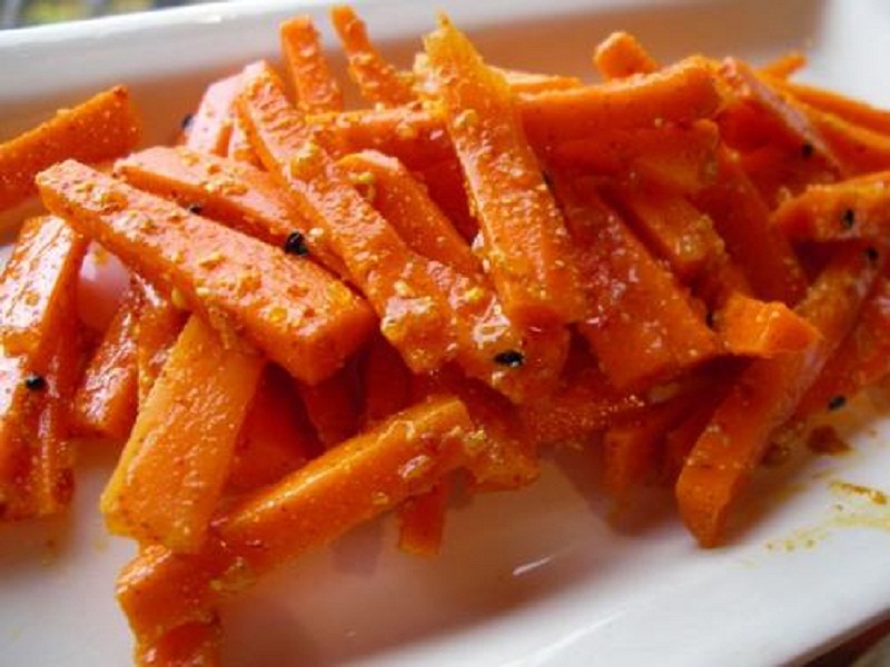 Sesame Carrots Sesame Carrots picture