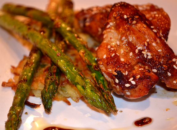 Sesame Chicken with Asparagus Sesame Chicken with Asparagus picture