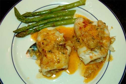 Shrimp Stuffed Sole Shrimp Stuffed Sole picture