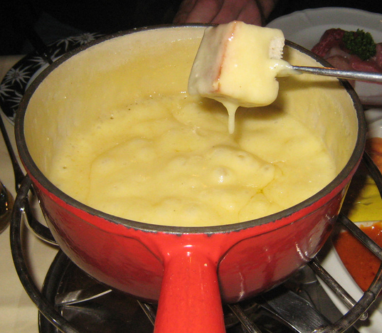 Simple Cheddar Fondue Simple Cheddar Fondue picture