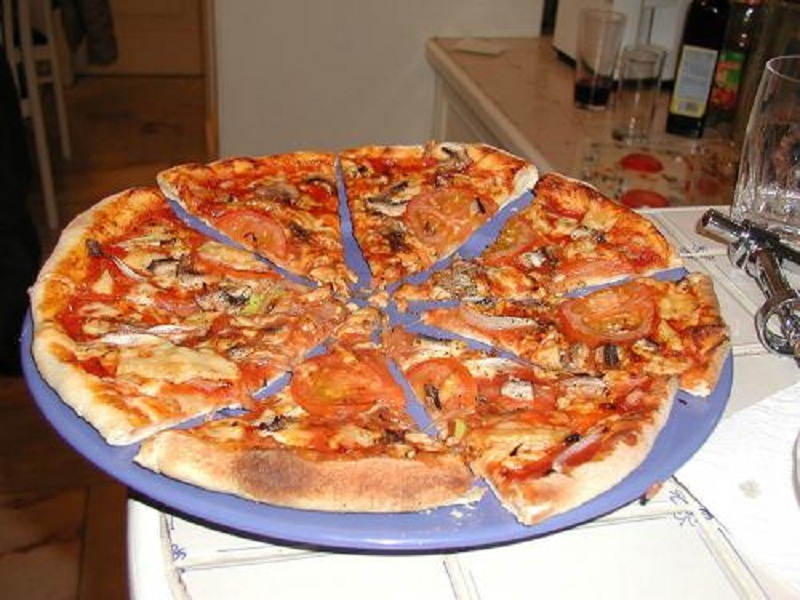 Smoked Sausage Sandwich Pizza Smoked Sausage Sandwich Pizza picture