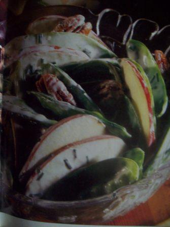 Snow Pea, Apple and Nut Fall Salad Snow Pea, Apple and Nut Fall Salad picture