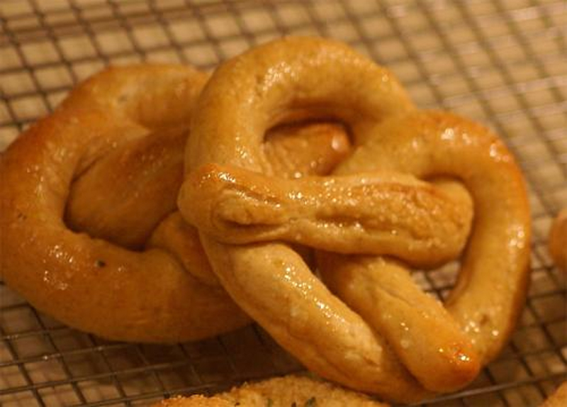Soft Dough Pretzels Soft Dough Pretzels picture