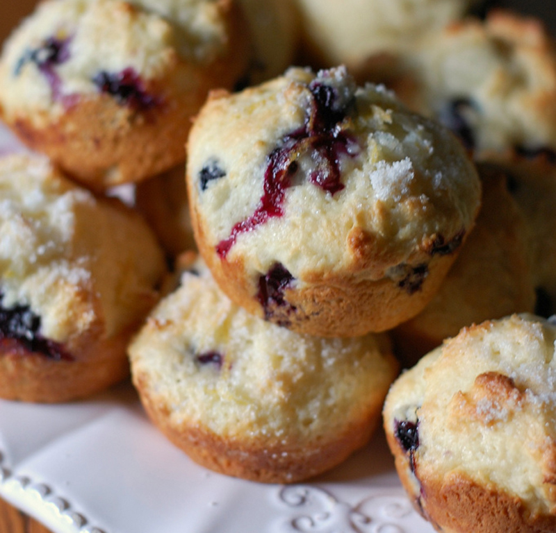 Sour Cream Blueberry Muffins Sour Cream Blueberry Muffins picture