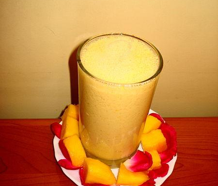 Soya Mango Shake Soya Mango Shake picture