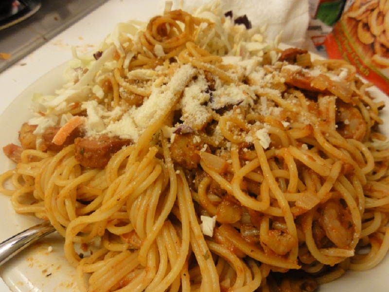 Spaghetti and Shrimp Pasta Spaghetti and Shrimp Pasta picture